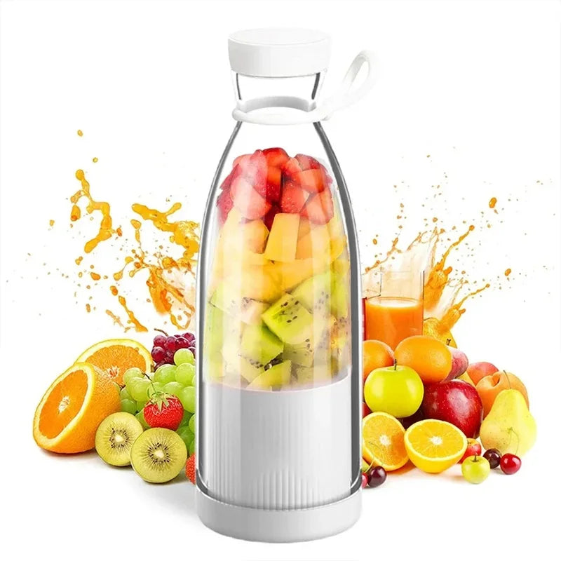 Portable electric juicer Cup Handheld USB rechargeable Multifunctional fruit blender 380ml Mini juicer