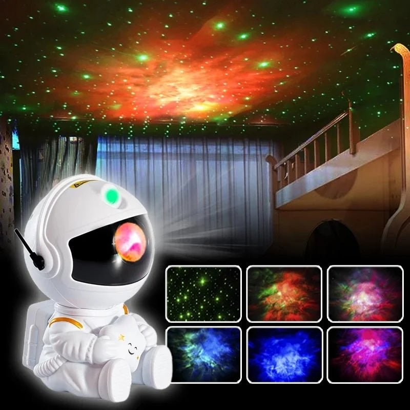 Galaxy Star LED Night Light Starry Sky Astronaut Projector Lamp